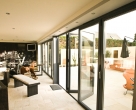 Hallmark-Aluminium-bifold doors internal open_Anthracite