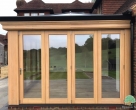 luxury wooden orangery modern